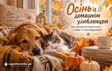 Осінній режим котів і собак: цікаві факти