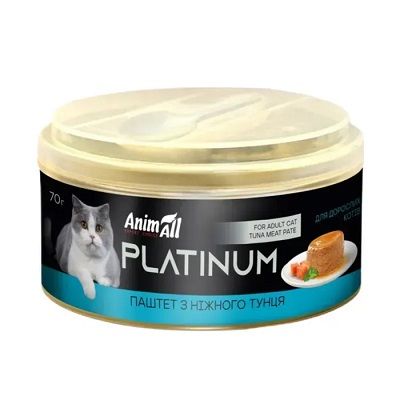 AnimAll Platinum паштет для котів з тунцем