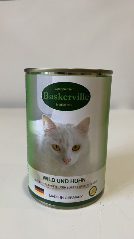 Консервований корм для котів Baskerville Оленина та куряче м’ясо