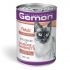 Вологий корм для котів GEMON CAT WET Adult з лососем та креветками