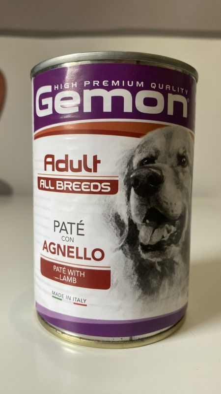 Gemon Dog Adult Pate with Lamb вологий корм з ягням для собак
