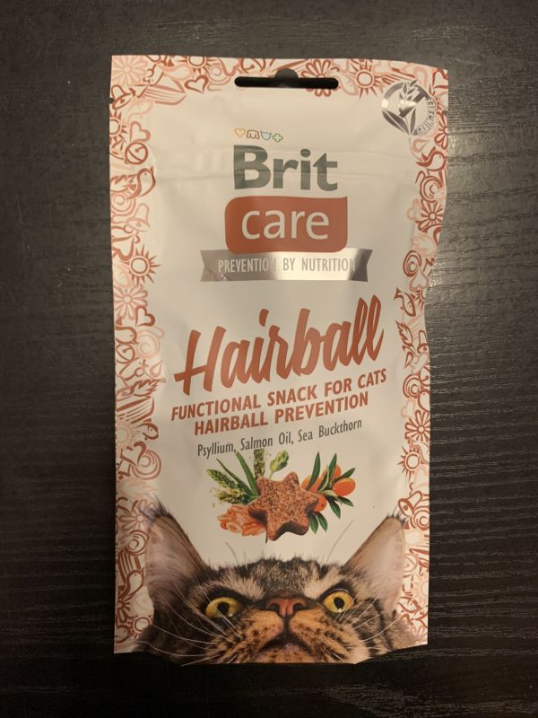 Ласощі для котів від грудочок шерсті Brit Care Hairball