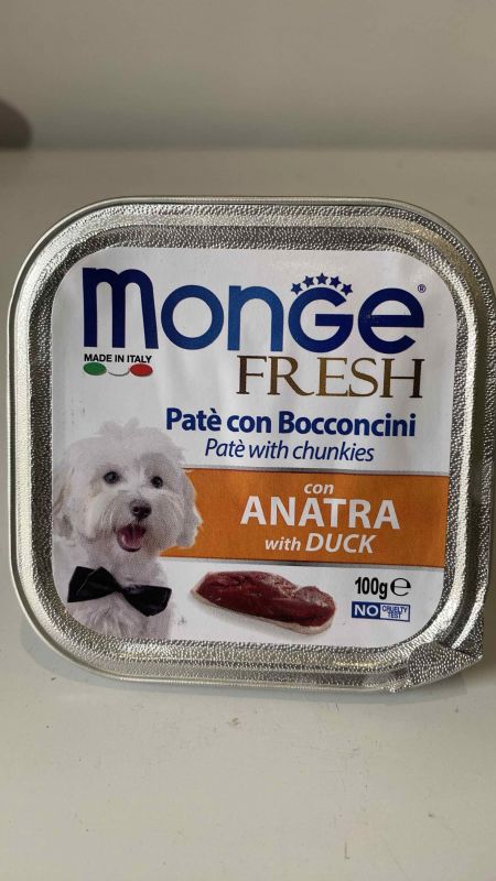 Monge DOG FRESH паштет з качкою для собак