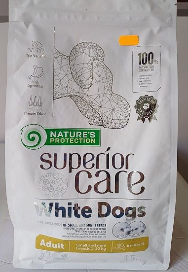 Сухий корм для собак білих порід Nature's Protection Superior Care White Dogs Adult