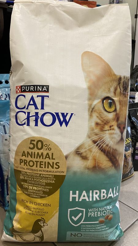 Сухий корм для котів Purina Cat Chow Hairball з куркою
